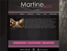 Tablet Screenshot of martineandco.be